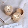 Personalised Baby First Tooth Wooden Tooth Box Milk Teeth Storage Collect Teeth Custom Name Keepsake Boxes Cajas De Madera