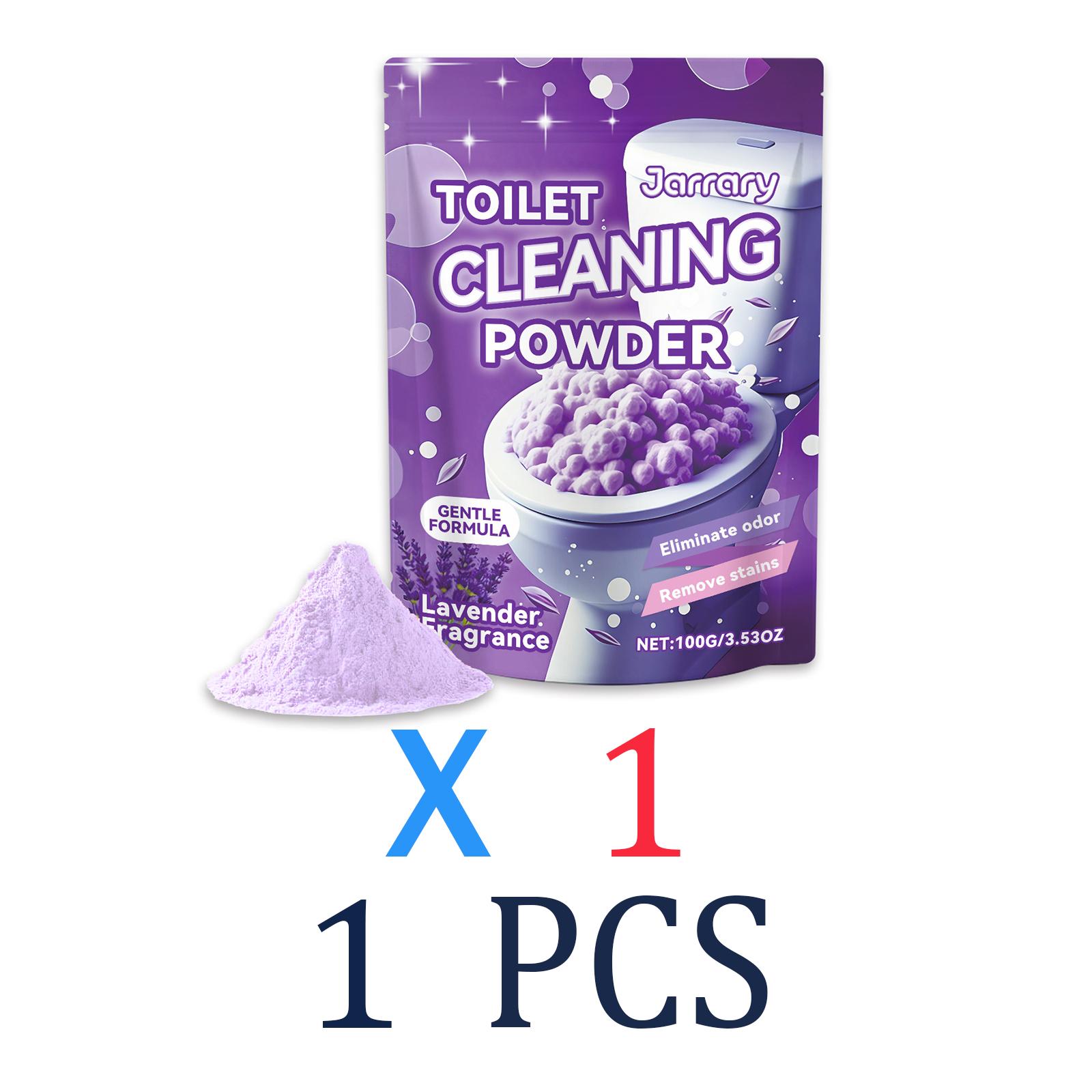 Powerful Toilet Descaler Bathroom Cleaning Powder Fresh Scent Foam Coverage for Limescale Removal Stain Free 100g Eco Friendly 1 Pcs
