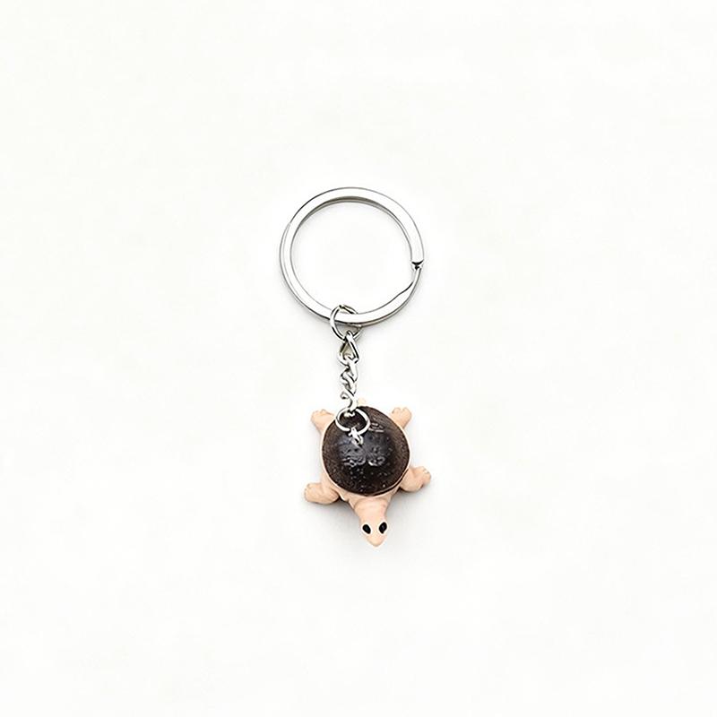 Retro Turtle Keychain Unique Cute Pendant Keyring Charm Sea-Themed Jewelry Gift