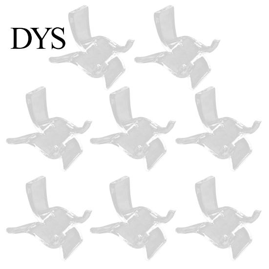 Display Showcases 10Pcs Stands Transparent Clear Chair Shape Stable Space-saving Storage Acrylic Crystal Geodes Rock Mineral Agate Coral Holders Home