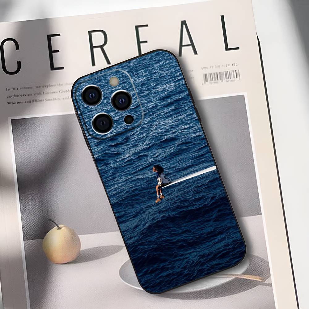 Rapper S-SZA Phone Case For iPhone 17,16,15,14,13,12,11 Plus,Pro Max,XS,Soft Silicone Black Cover