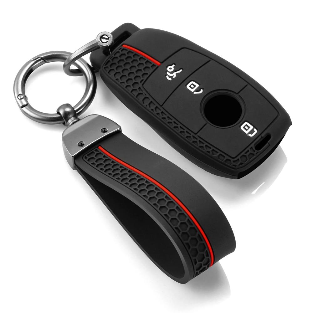 Silicone Keychain Car Key Case Cover For Mercedes Benz A C E S G Class Glc Cle Cla Glb Gle Gls W177 W205 W213 W222 X167 Amg