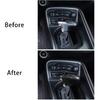 Voodonala For Challenger Charger ABS Carbon Fiber Gear Shift Shifter Knobs Cover Trim For 2015-2025+ Dodge Challenger Charger 2018-2025+ Durango