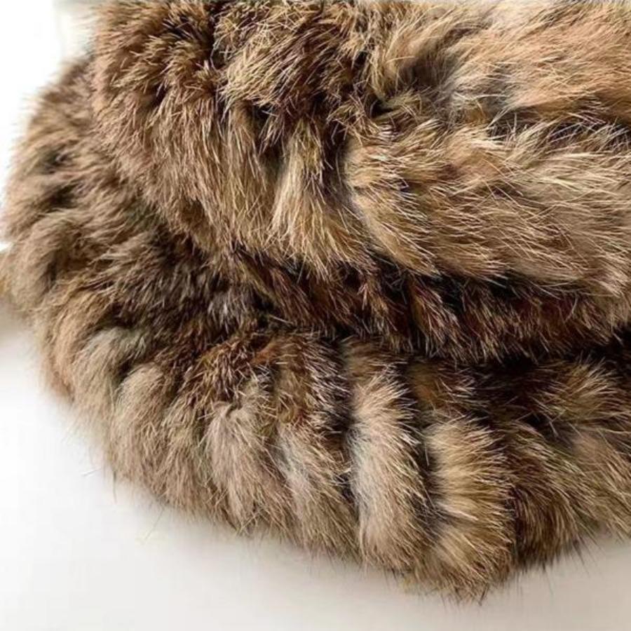 Stretch Rabbit Fur White Plush Hat for Women Autumn Winter Warm Ear Protection Woolen Hats Fur Knitted Caps