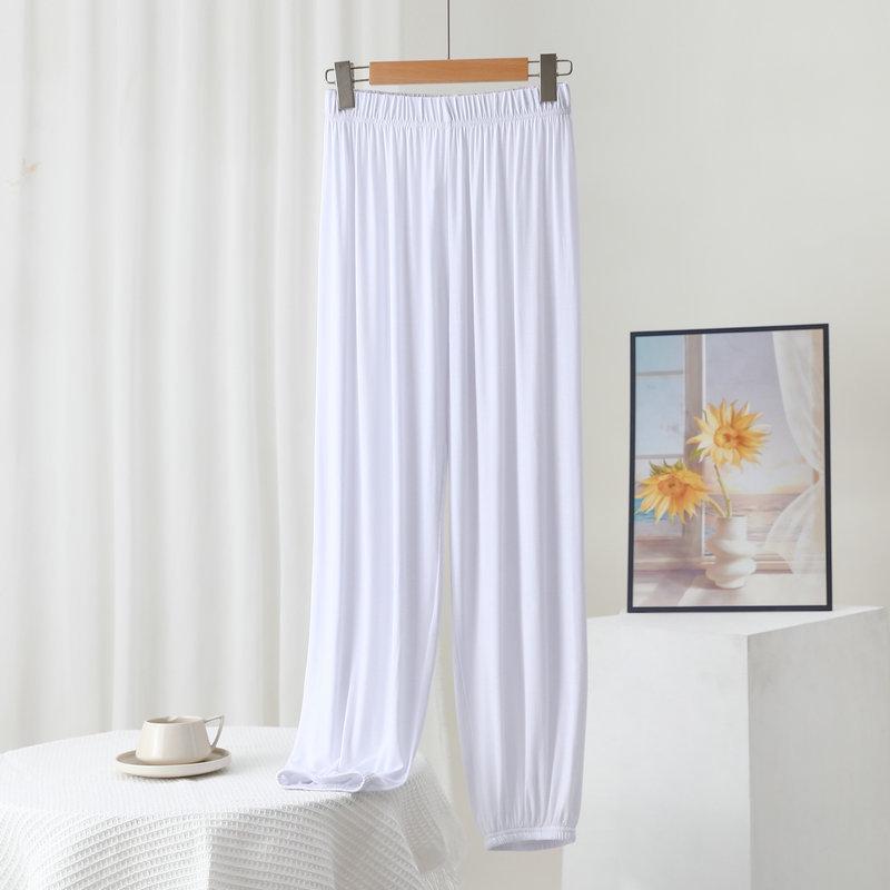

Modal Women s Spring-Summer Loose Casual Cuffed Pants: Mosquito-Proof Yoga, Dance, and Sportswear XL