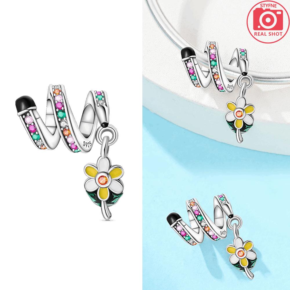 Exquisite Pendants Woman New Graduation Season Bear Owl Copper Original Beads Fit Bracelet Jewelry Making Diy Fine Gift