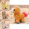 Sunshine Rainbow Pony Plush Toy With Soft Short Fur For Kids Gift And Collectors