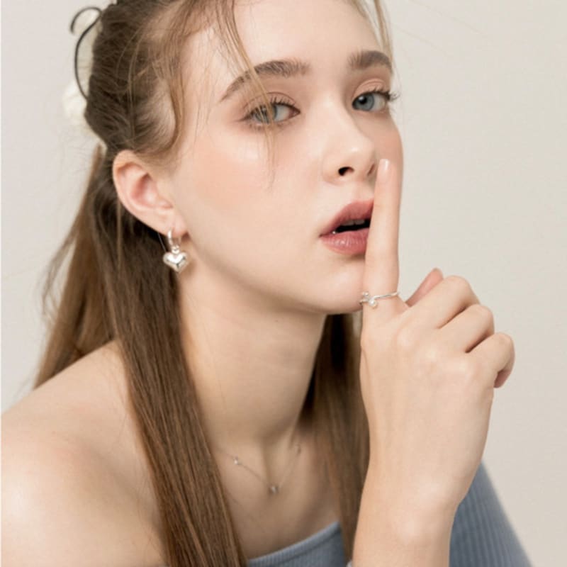 LILYKORI 925 Silber Flow Perlenring