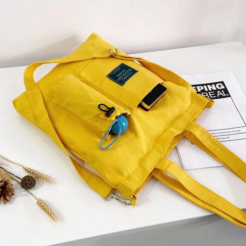 Large Capacity Reusable Women's Shoulder Bag with Zipper Ladies Shopping Bag Eco-friendly Fabric New Design