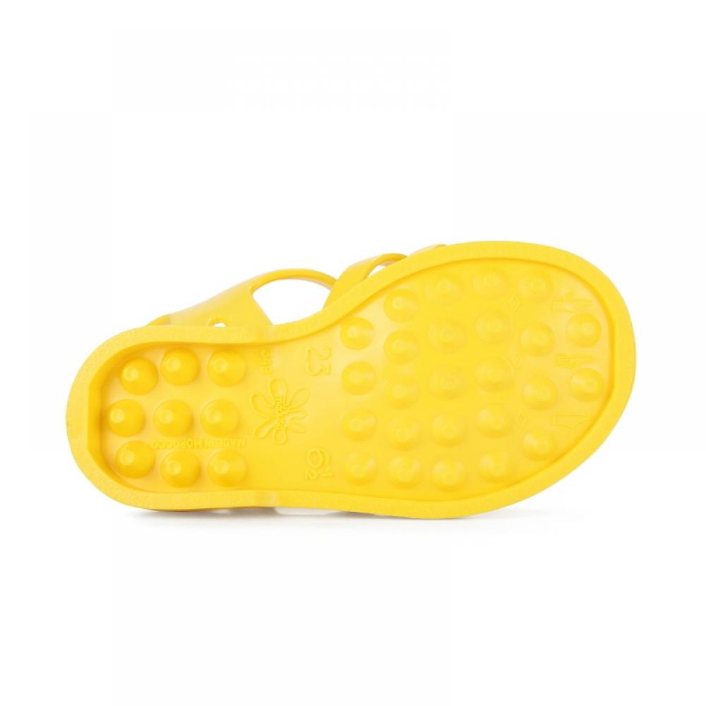 Meduse Sun 201 Jaune June Yellow Kids Kids Jelly Shoes Sandals