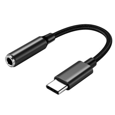 Adaptateur Prise Casque Type C vers 3,5 mm Câble Adaptateur Audios Écouteurs 11 cm Dongle USB C Câble Cordon Universel