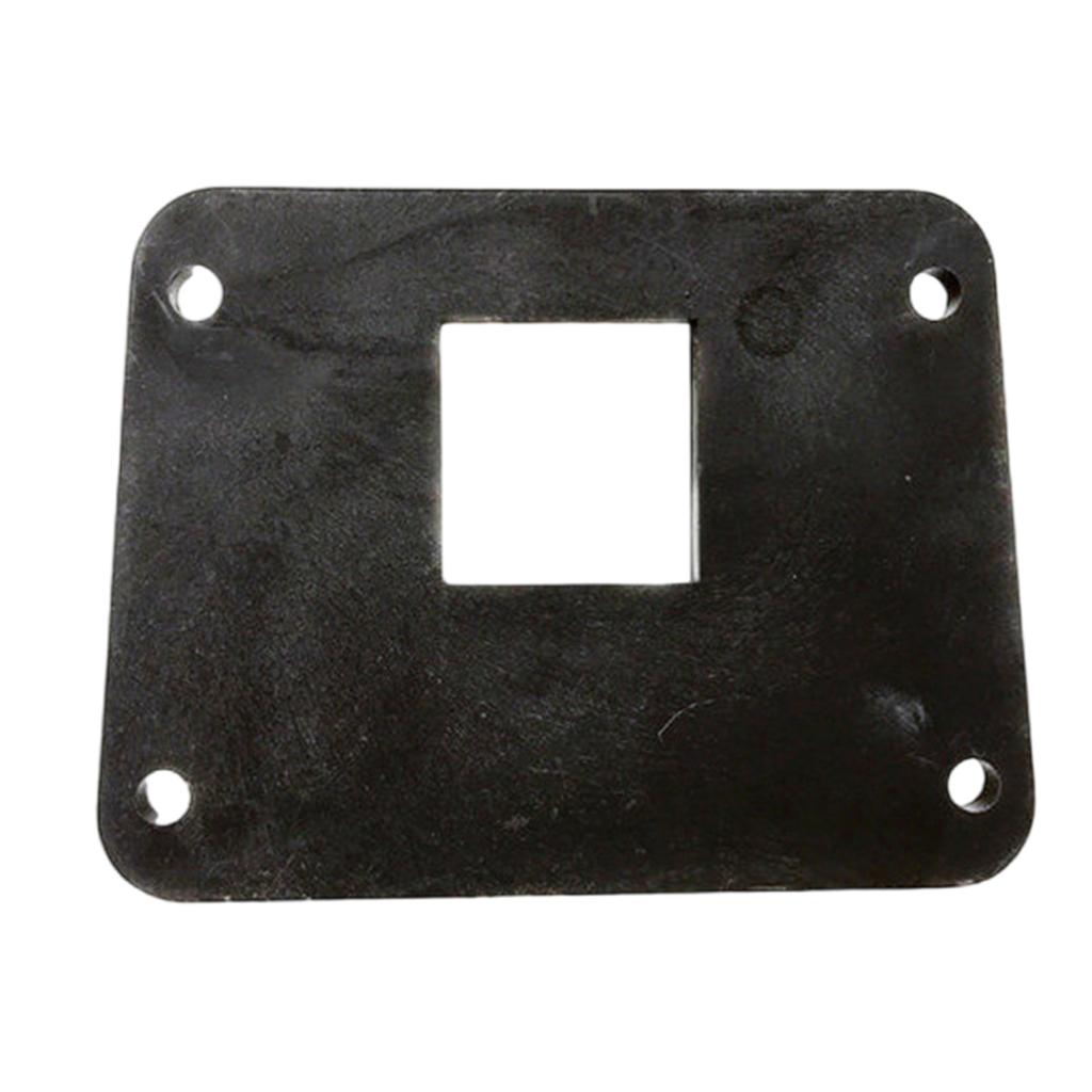 Folding Bicycles Bag Basket Bracket Front Carriers Block Adapter with Screw Plastic Folding Bicycles Bag Rack Mount Base