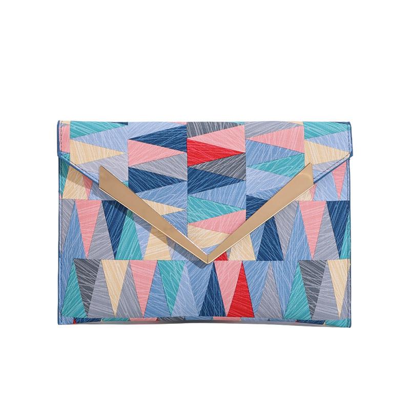 

Personalized iron edge envelope bag women s 2024 new summer casual large capacity armpit bag mobile phone bag clutch bag синій