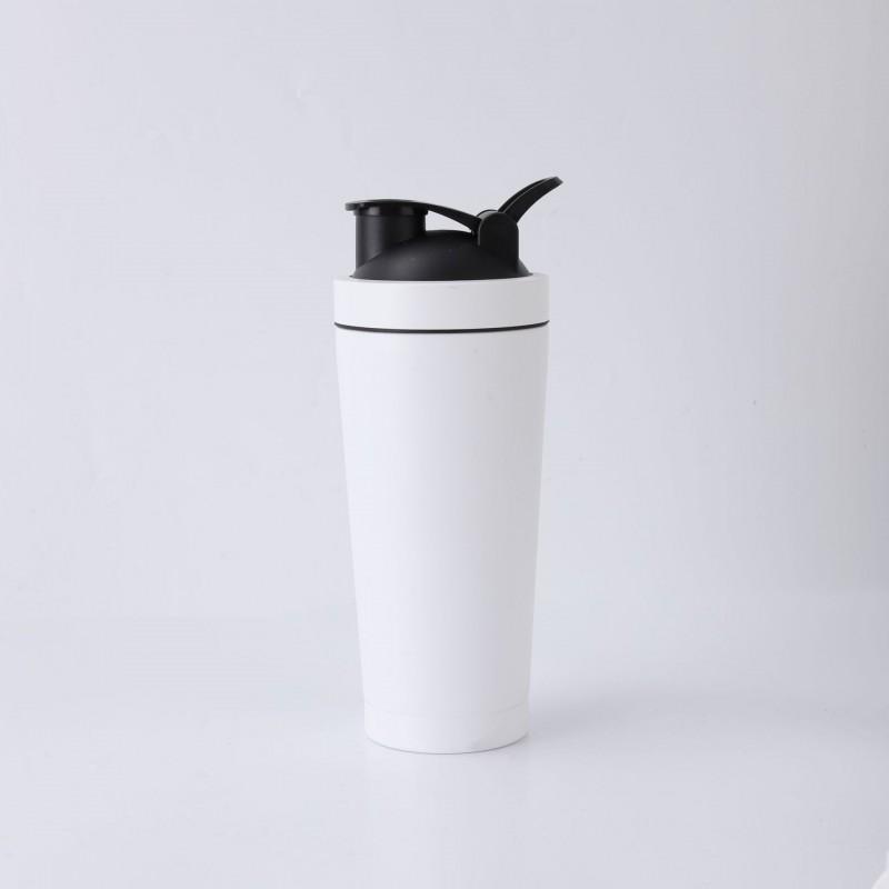 Edelstahl Protein Shaker Flasche 500ml 750ml Vakuumisoliert Fitnessbecher Mit Auslaufsicherem Deckel