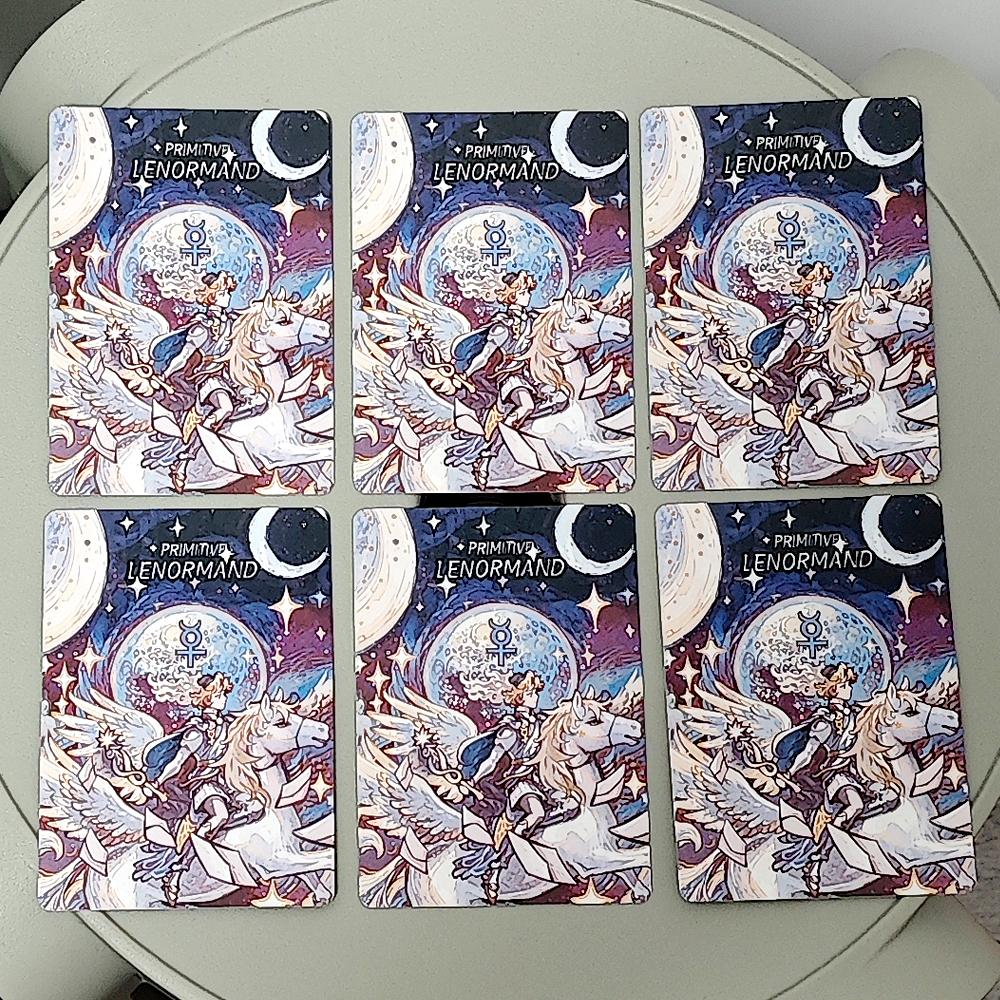 Primitive Lenormand Deck Rana System 9*6cm 42 Pcs Beginner-Friendly Lenormand Cards