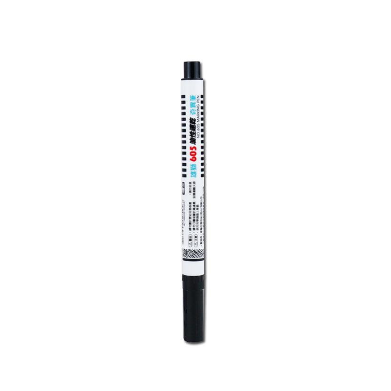 Taiwan Xiongshi 605 1.0mm Oil-Based Fine Tip Drawing & Outlining Marker Pen чёрный