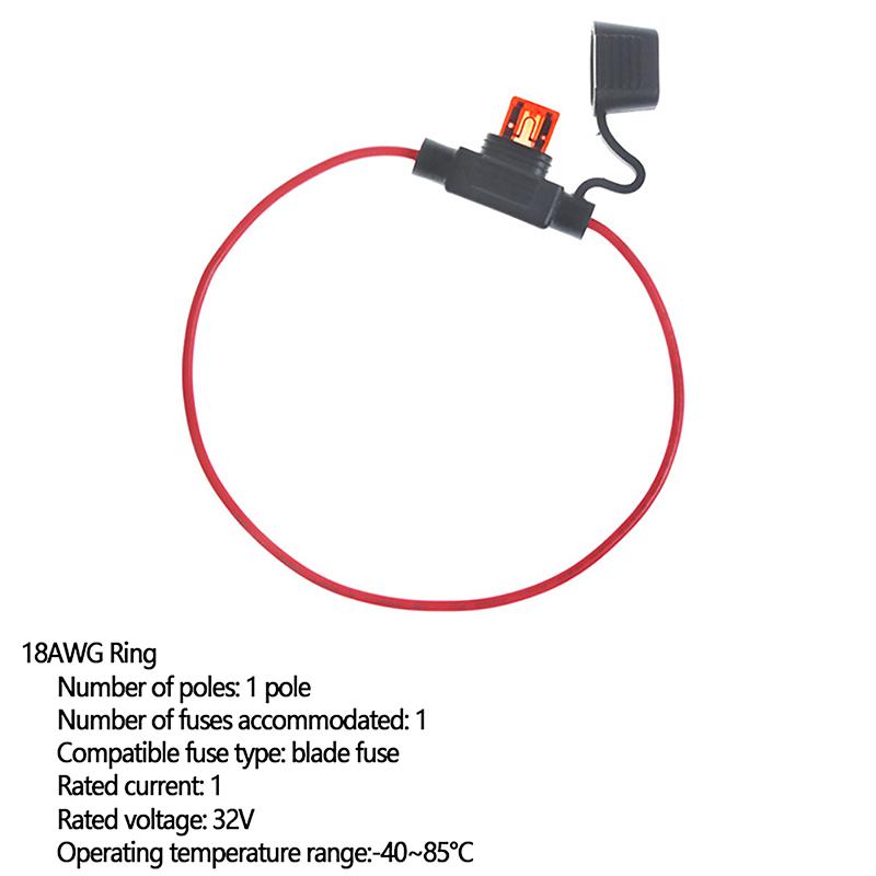 

Автомобильный держатель предохранителя, маленький размер, мини-лезвие, водонепроницаемый, герметичный, автомобильный предохранитель, гнездо для предохранителя, встраиваемый выключатель, адаптер