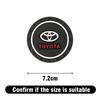 Hub Caps 1/2Pcs Car Anti-Slip Silicone Pad Water Cup Holder Drink Coaster Accessories for Toyota Chr Verso Prius Hiace Yaris Trd