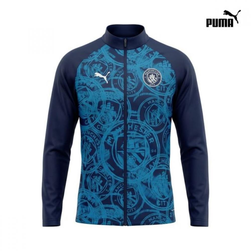 Мужская разминочная куртка на молнии Puma Манчестер Сити 100L