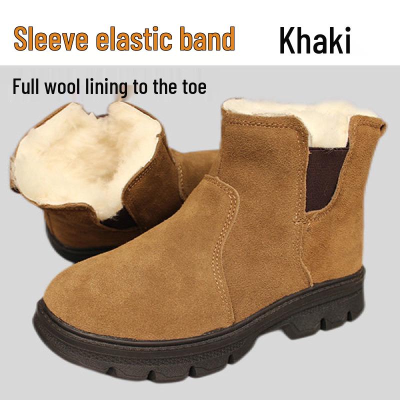 

Мужские зимние высокие ботинки для активного отдыха с толстой меховой подкладкой Size 42