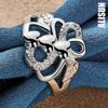 925 Sterling Silver Charming Three Heart Ring Fashionable Wedding Jewelry