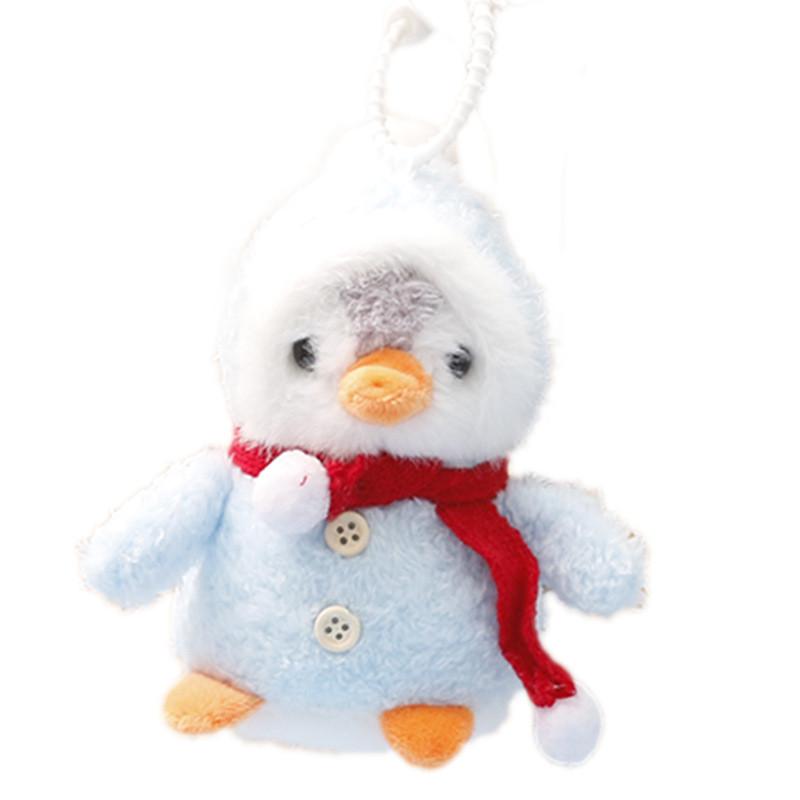 Snowman Penguin Plush Toy With Soft Short Pile For Kids And Gift Giving