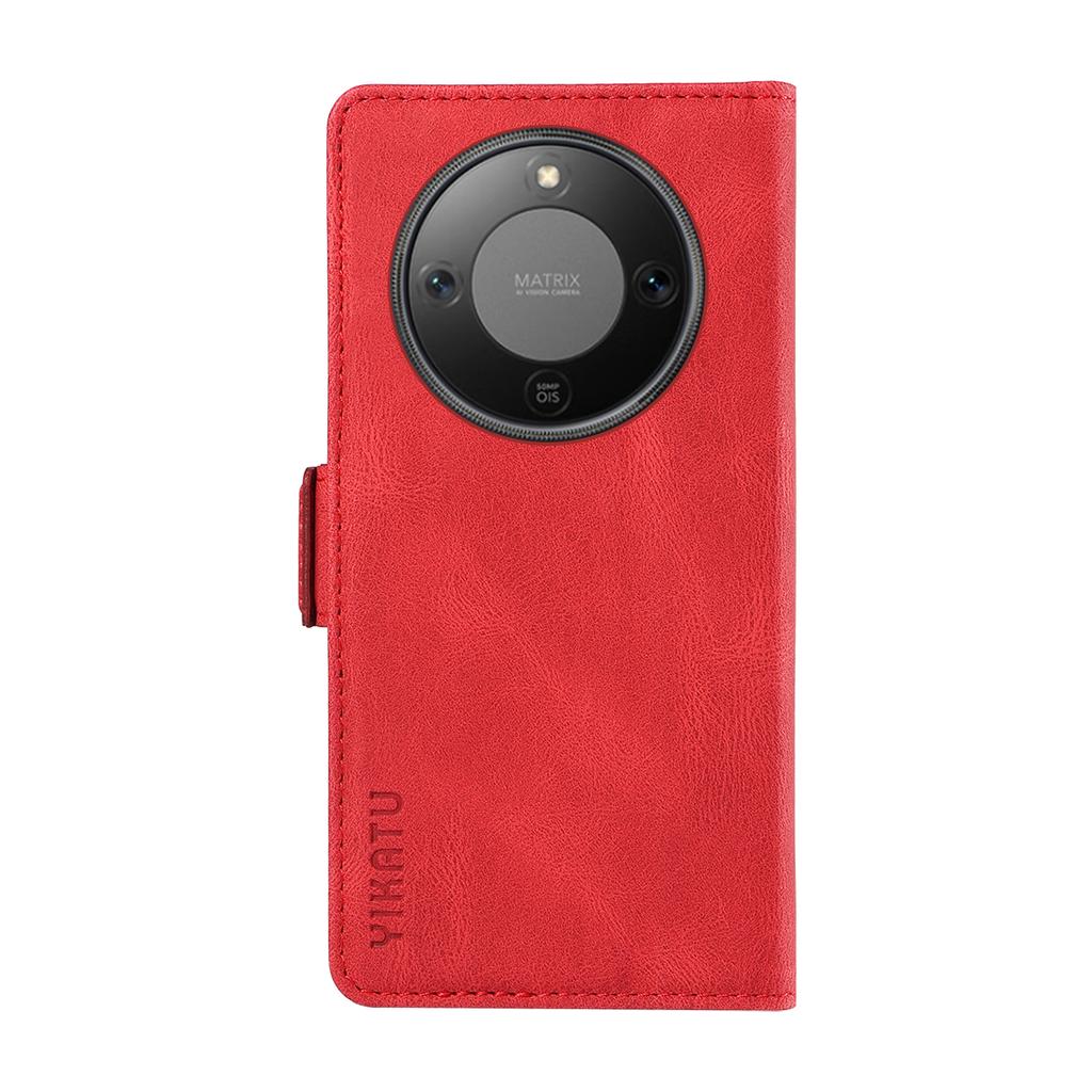 For Honor Magic8 Lite 5G/X9d 5G/X70 5G Leather Case YIKATU YK-005 Skin-touch Feeling Wallet Phone Cover