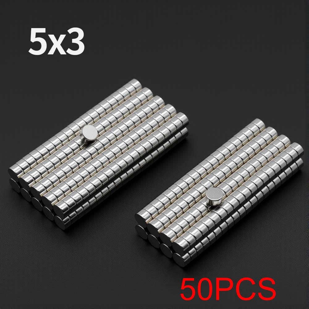 

5x3mm Powerful Neodymium Magnet N35 NdfeB Permanent Magnetic imanes Round Super Strong Fridge Magnets DIY