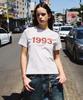 1993STUDIO 1993 Big Logo Women'S Regular Fit T-Shirt_Oat Beige