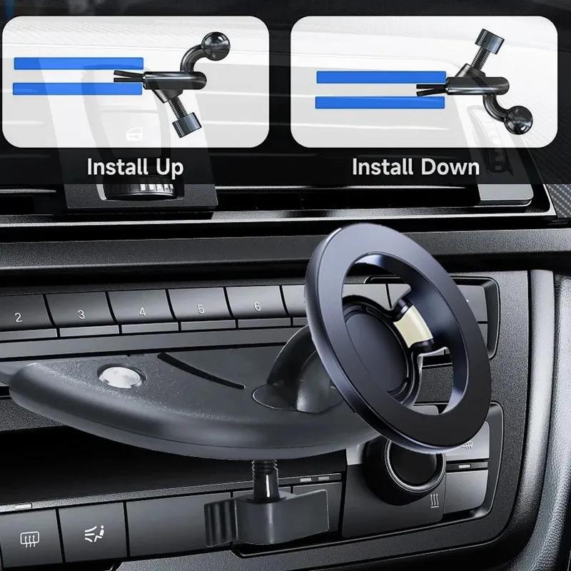 Car Phone Holder Magnetic Car CD Slot Mount Support Mobile Bracket Cell Clip For iPhone 16 15 14 13 12 11 Samsung Xiaomi