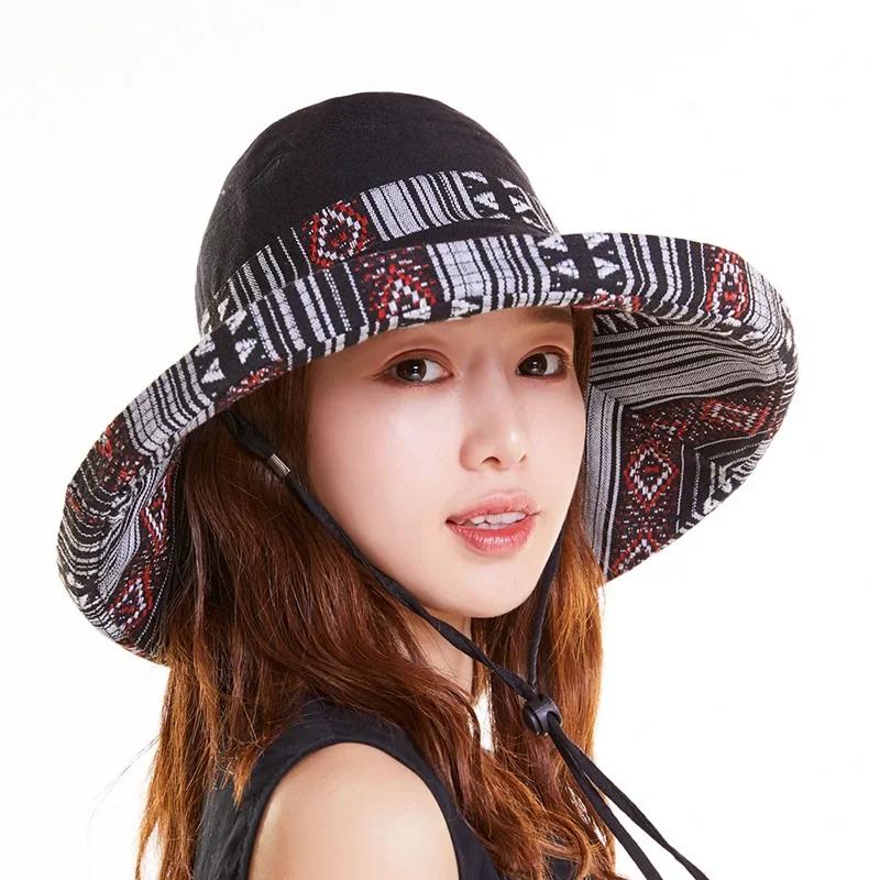 New Unisex Sun Hats Women Summer Double Side Bucket Hat Girl Pure Color Panama Fedoras Outdoor Fisherman Hat Visor Basin Cap