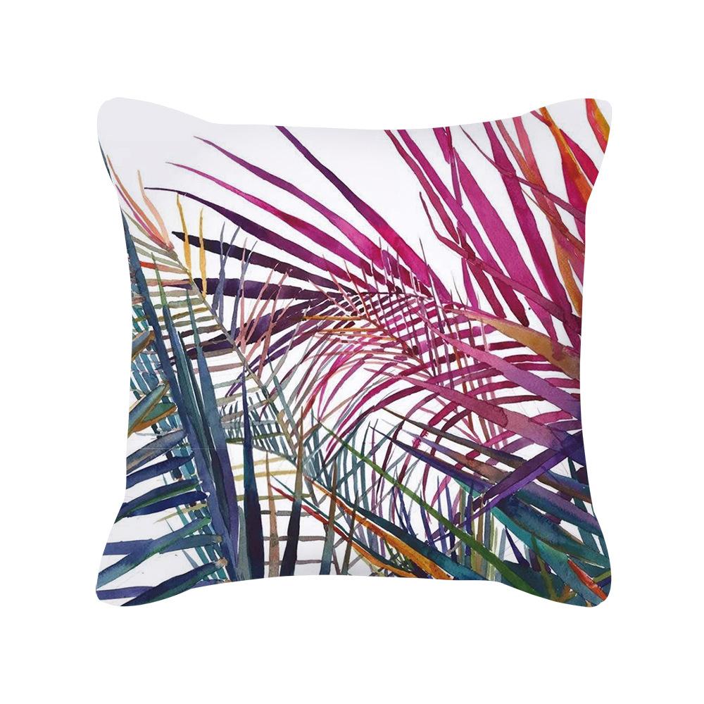 New Nordic Home Green Plant Tropical Fruit Pillowcase Without Pillow Core Cushion Cover Waist Pillowcase