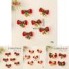 Christmas Mini Butterfly Bell Pendant Set Holiday Decoration Props For Holiday Home Decor