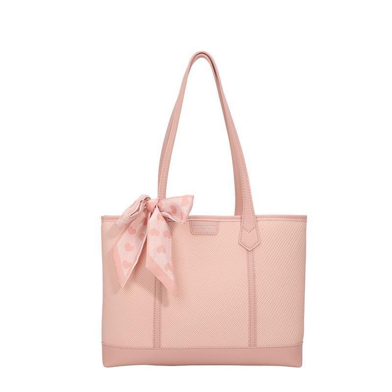Large-capacity bag women's new high-end college student shoulder bag versatile portable commuter tote bag