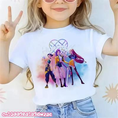 K-Pop Demon Hunters FashionT-Shirt for Kids,Summer Short Sleeve Cotton Round Neck T-Shirts,2026MovieT-Shirts for Adults and Kids