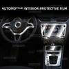 Vorgeschnittene PPF-Folie für den AutoinnenraumFür SKODA Octavia A7 2018-2021 Lackschutzfolie Konsole Kratzer Transparentes TPU Schalthebel Aufkleber