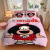 Mafalda'S Joyful Adventure Print 3Pcs Bedding Setduvet Cover With 2 Bedropillowcase Home Birthday Gift
