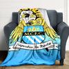 Manchester City Crest Blankets Flannel Printed Breathable Warm Throw Blanket for Home Office Bedspreads 0708a22