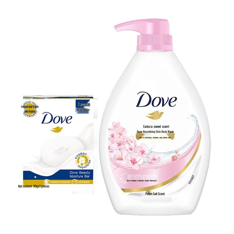 

Dove Cherry Blossom Body Wash & Soap Bar Set