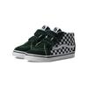 Vans Toddler Checkerboard Sk8-Mid Reissue Velcro Comfortable Casual Durable Lightweight Mid-Top Walking Shoes Baby Shoes Green White VN0A5DXD8CA