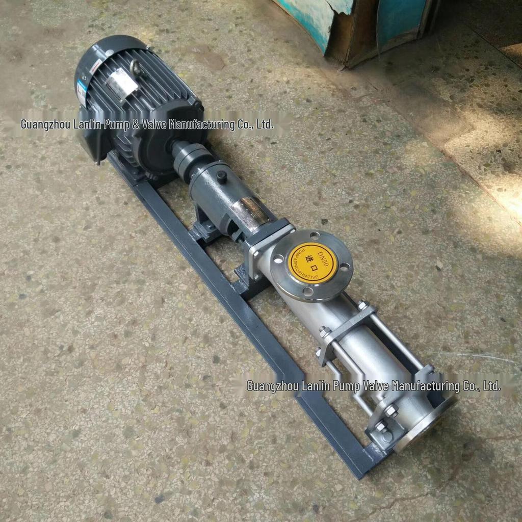 Corrosion-Resistant High Head Stainless Steel Screw Pump for Thick Slurry (G25-2)