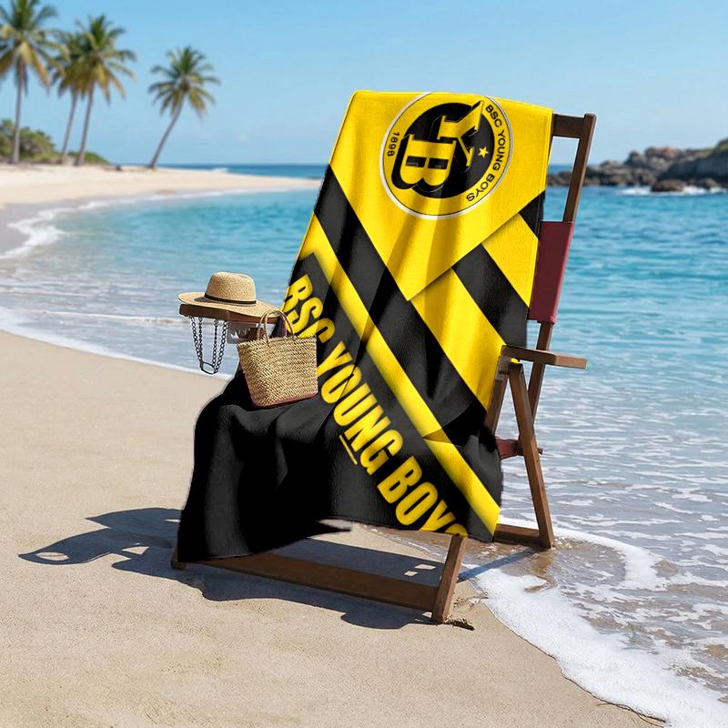 Bsc Young Boys Fashion Beach Towel: Ideal for Summer Adventures Soft, absorbent and quick drying suitable for swimming and bathing