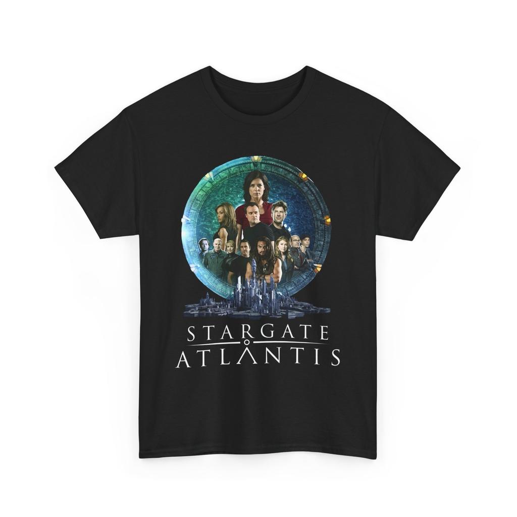 Stargate Atlantis Unisex Tee SciFi Graphic T-shirt Space TV Show Shirt