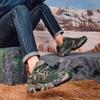 Fashion Men's Camouflage Hiking Shoes Non-Slip Outdoor Trekking Sneakers Man Comfortable Wear-Resistant Climbing Shoes For Men