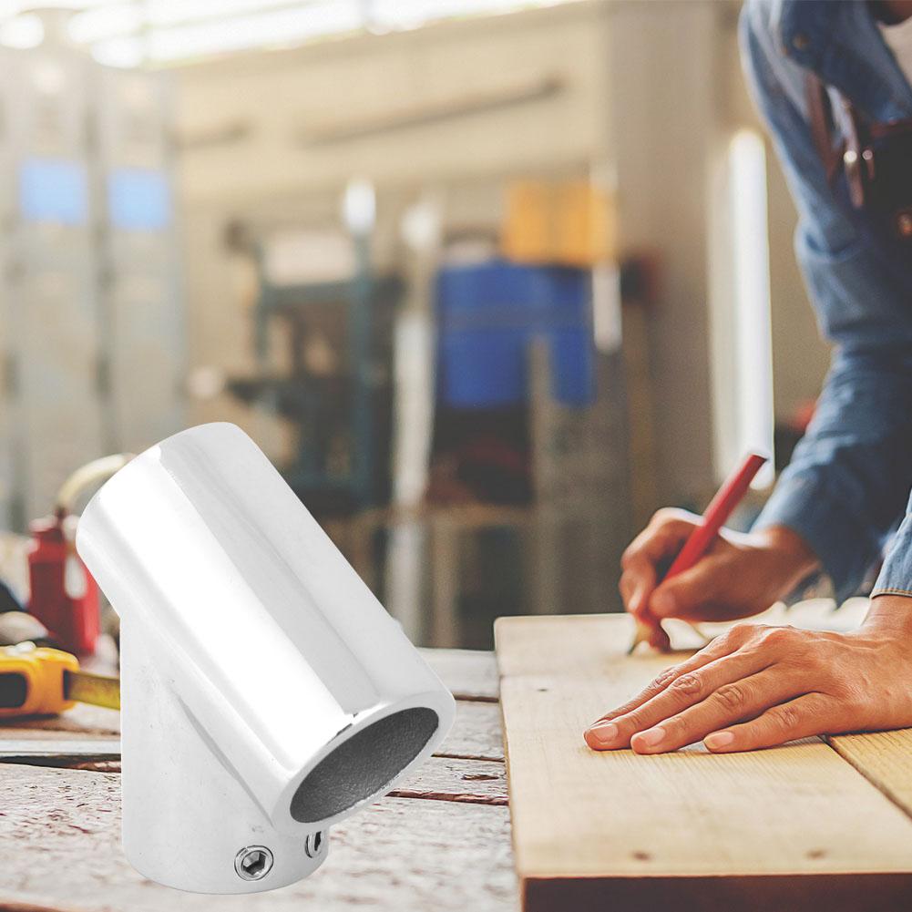 60 degrees  3 Way Pipe Fitting Pipe Connection Tube Connectors 316 Stainless Steel 22mm 7 8 inch