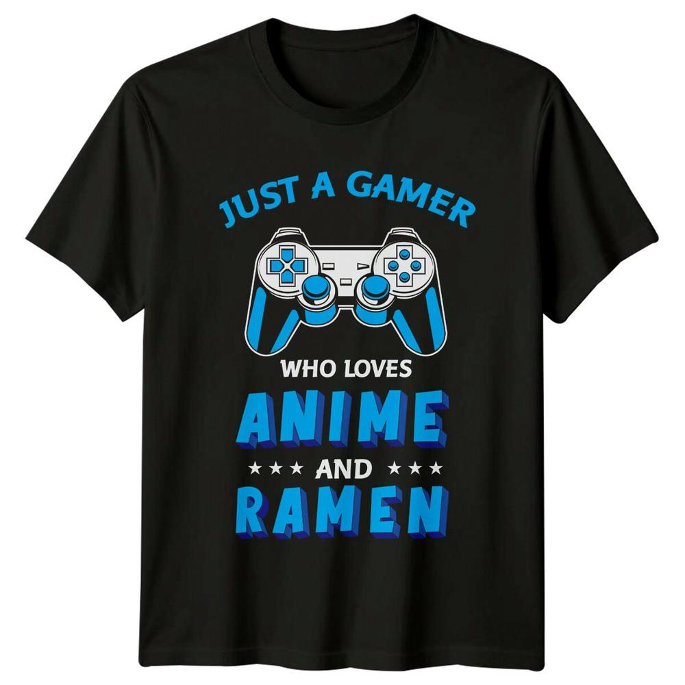 Just A Gamer Anime RaUnisex Controller Graphic Novelty TShirt