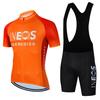 Costume d'été de cyclisme INEOS Team Costume à manches courtes Pantalon de cyclisme Pantalon de cyclisme Coussinet Séchage rapide Évacuation de l'humidité