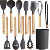 ZISIZ 12-teiliges Silikon-Küchenutensilien-Set (2 Packungen)