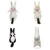 Cow Cat Grey Cat Puppy Puppet Bag Cute Plush Pet Inspired Backpack For Daily Use