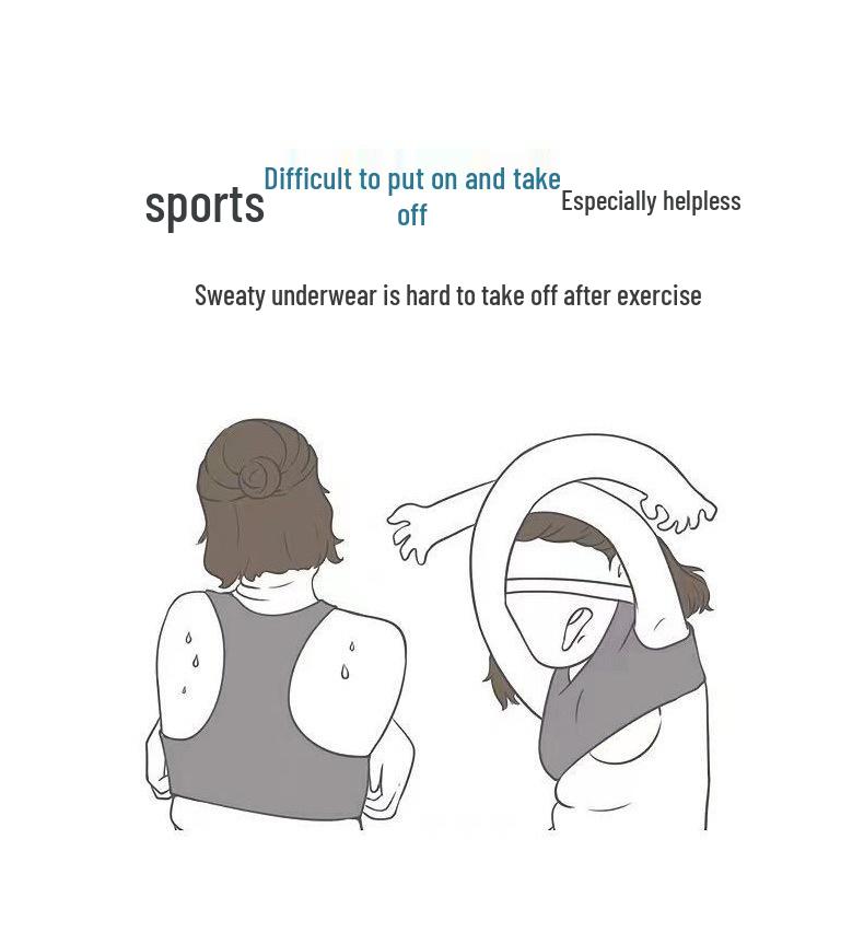 Women's Wireless Sports Bra - Front Zipper, Anti-Sag, Shockproof, Plus Size, Beautiful Back Design for Fitness and Running